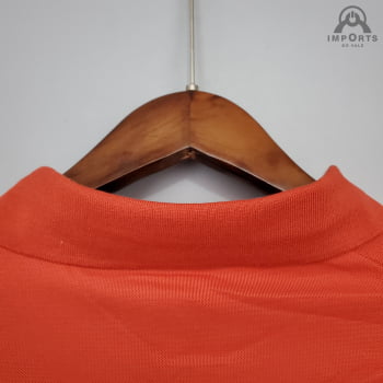Camisa Gola Polo Flamengo 21/22 - Vermelho/cinza