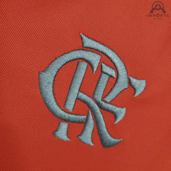 Camisa Gola Polo Flamengo 21/22 - Vermelho/cinza
