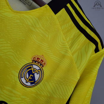 Camisa Real Madrid 21/22 Goleiro + Personalização Grátis 