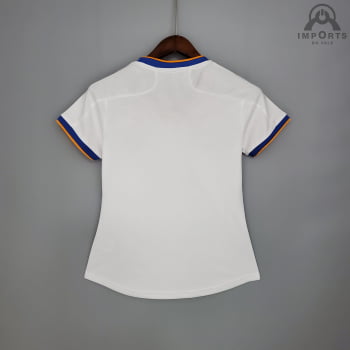 Camisa Real Madrid I 21/22 Versão Feminina + Personalização Grátis 