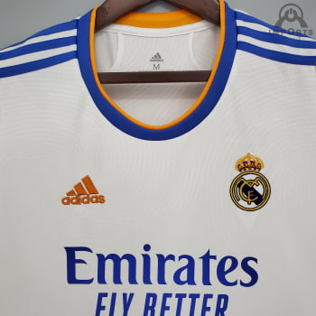 Camisa Real Madrid I 21/22 Versão Feminina + Personalização Grátis 