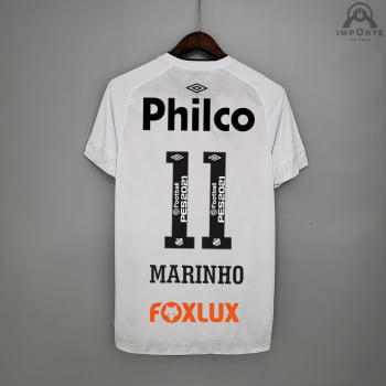 Camisa Santos I 21/22 Versão Torcedor Brasileirão + Personalização Grátis