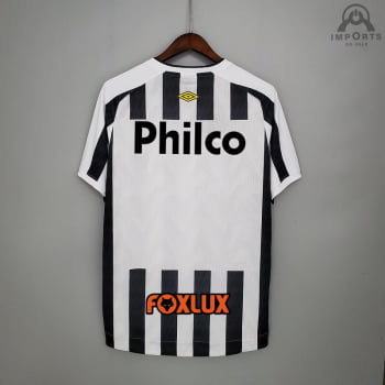 Camisa Santos II 21/22 Versão Torcedor + Patrocínios + Personalização Grátis 
