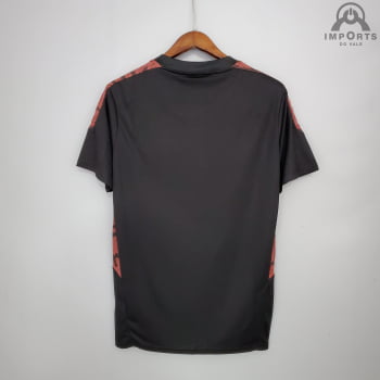 Camisa São Paulo 21/22 Treino - Preto/vermelho