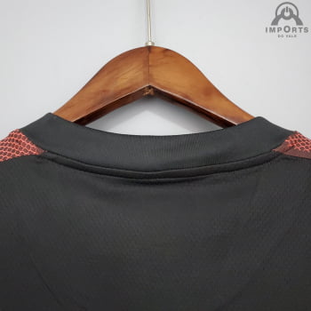 Camisa São Paulo 21/22 Treino - Preto/vermelho