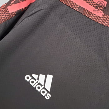 Camisa São Paulo 21/22 Treino - Preto/vermelho
