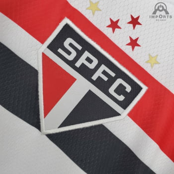 Camisa São Paulo I 21/22 Versão Torcedor Brasileirão + Personalização Grátis 