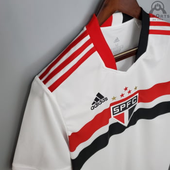 Camisa São Paulo I 21/22 Versão Torcedor + Personalização Grátis