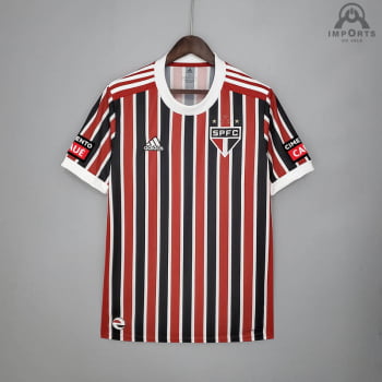 Camisa São Paulo II 21/22 Versão Torcedor + Patrocínios + Personalização Grátis