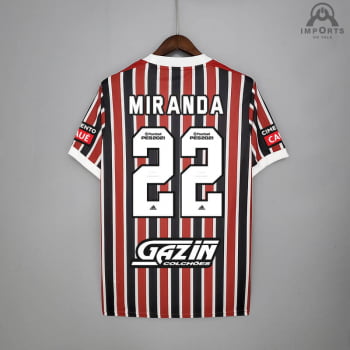Camisa São Paulo II 21/22 Versão Torcedor + Patrocínios + Personalização Grátis