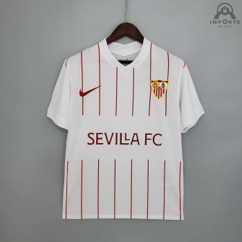 Camisa Sevilla I 21/22 Versão Torcedor + Personalização Grátis