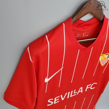 Camisa Sevilla II 21/22 Versão Torcedor + Personalização Grátis
