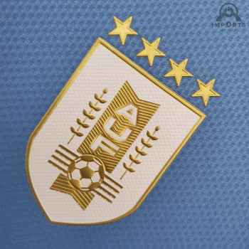 Camisa da Seleção Uruguaia I 21/22 Versão Torcedor + Personalização Grátis
