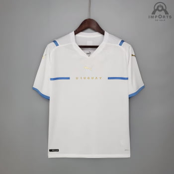 Camisa da Seleção Uruguaia II 21/22 Versão Torcedor + Personalização Grátis
