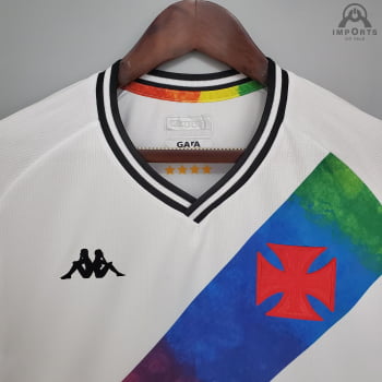 Camisa Vasco 21/22 LGBTQIAP+ Versão Feminina + Personalização Grátis
