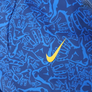 Jaqueta Corta-Vento Barcelona 21/22 - Azul Camuflado 