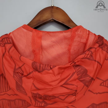 Jaqueta Corta-Vento Bayern de Munique 21/22 - Vermelho e branco