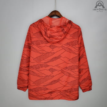 Jaqueta Corta-Vento Bayern de Munique 21/22 - Vermelho e branco