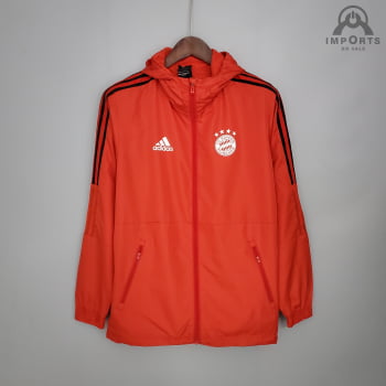 Jaqueta Corta-Vento Bayern de Munique 21/22 - Vermelho