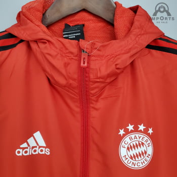 Jaqueta Corta-Vento Bayern de Munique 21/22 - Vermelho