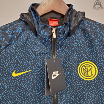 Jaqueta Corta-Vento Inter de Milão 21/22 - Azul camuflado 