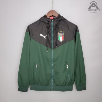 Corta-Vento Itália 21/22 - Verde/preto
