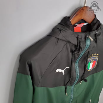 Corta-Vento Itália 21/22 - Verde/preto