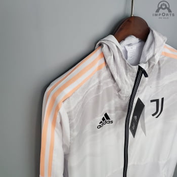 Jaqueta Corta-Vento Juventus 21/22 - Branco 