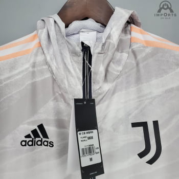 Jaqueta Corta-Vento Juventus 21/22 - Branco 