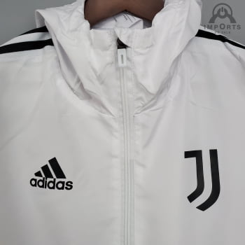 Jaqueta Corta-Vento Juventus 21/22 - Branco/preto