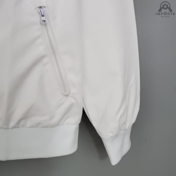 Jaqueta Corta-Vento Liverpool 21/22 - Branco, preto e vermelho