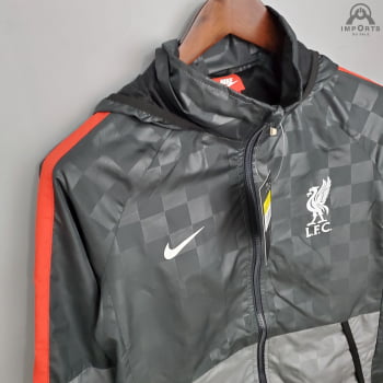Jaqueta Corta-Vento Liverpool 21/22 - Cinza