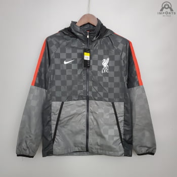 Jaqueta Corta-Vento Liverpool 21/22 - Cinza