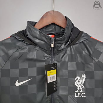 Jaqueta Corta-Vento Liverpool 21/22 - Cinza