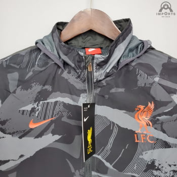 Jaqueta Corta-Vento Liverpool 21/22 - Cinza camuflado