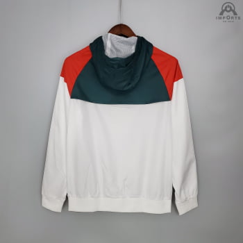 Jaqueta Corta-Vento Liverpool 21/22 - Verde, vermelho e branco