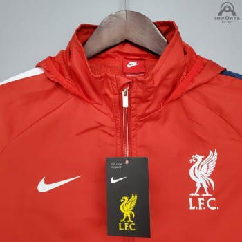 Jaqueta Corta-Vento Liverpool 21/22 - Vermelho 