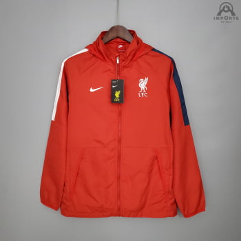 Jaqueta Corta-Vento Liverpool 21/22 - Vermelho 