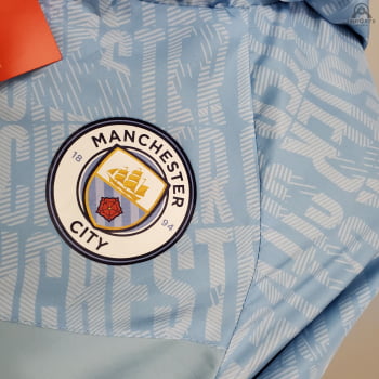 Jaqueta Corta-Vento Manchester City 21/22 - Azul