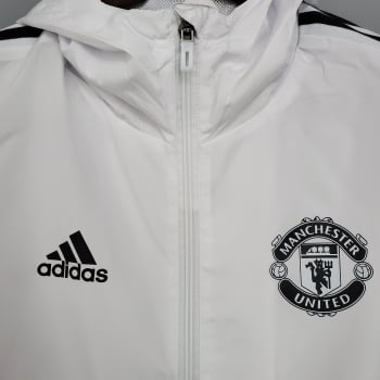 Jaqueta Corta-Vento Manchester United 21/22 - Branco