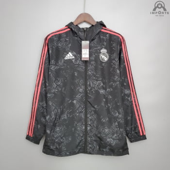 Corta-Vento Real Madrid 21/22 - Preto