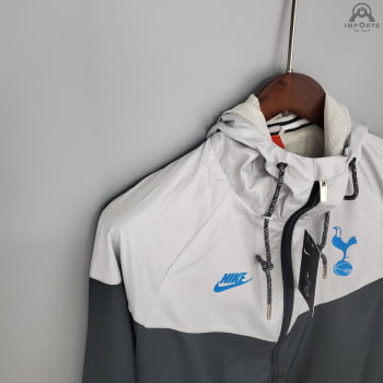 Jaqueta Corta-Vento Tottenham 21/22 - Preto e cinza