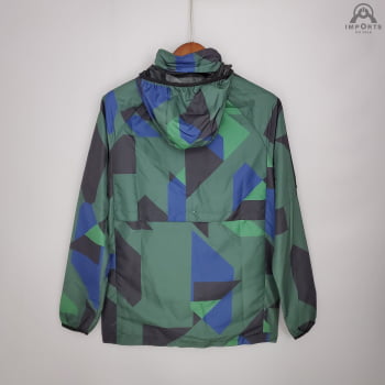 Jaqueta Corta-Vento Tottenham 21/22 - Verde, azul e preto
