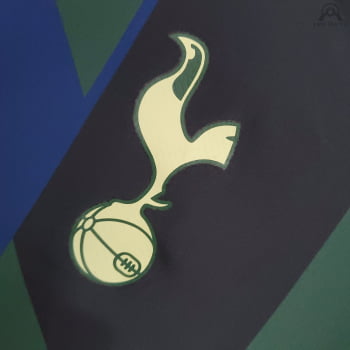 Jaqueta Corta-Vento Tottenham 21/22 - Verde, azul e preto