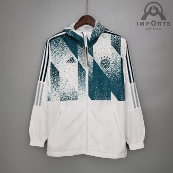Jaqueta Corta-vento Bayern de Munique 21/22 - Branco/verde