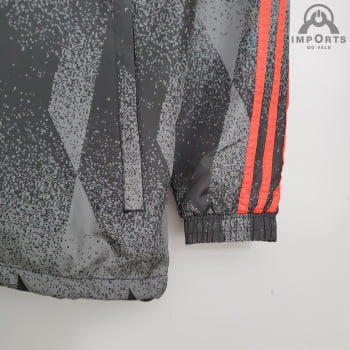 Jaqueta Corta-Vento Bayern de Munique 21/22 - Chumbo/ vermelho