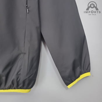 Jaqueta Corta-Vento Borussia Dortmund 21/22 - Chumbo/amarelo