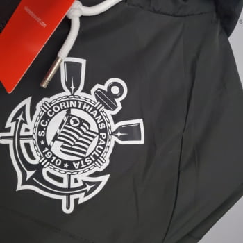 Jaqueta Corta-Vento Corinthians 21/22 - Preto Jaqueta Corta-Vento Corinthians 21/22 - Preto
