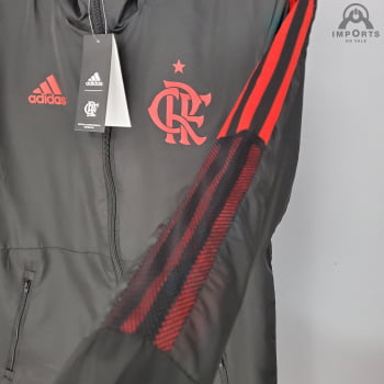 Jaqueta Corta-Vento Flamengo 21/22 - Cinza