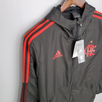 Jaqueta Corta-Vento Flamengo 21/22 - Cinza